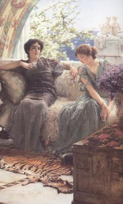 Alma-Tadema, Sir Lawrence Unwelcome Confidence (mk23) Germany oil painting art